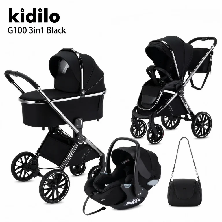 استرولر KIDILO《 كيديلو G100 》كاريكوت + شنطه + كارسيت تأتي بوزن 23 كيلو
